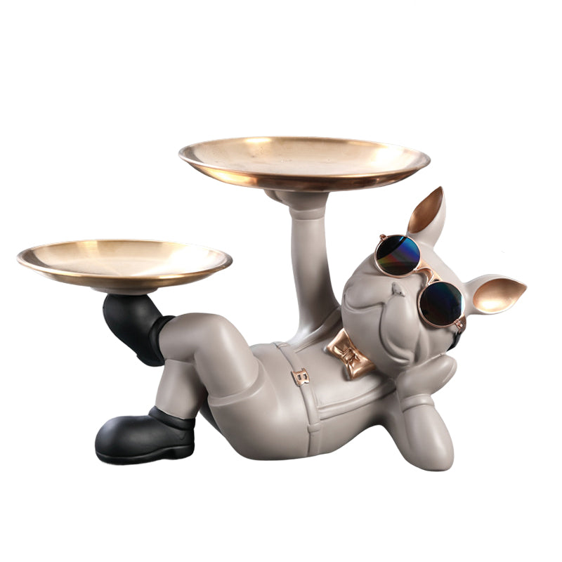 Cute French Bulldog Resin Figurine Table Decoration Home Decor Accent
