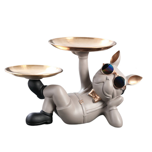 Cute French Bulldog Resin Figurine Table Decoration Home Decor Accent