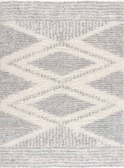 Trunding Plush Area Rug in Gray