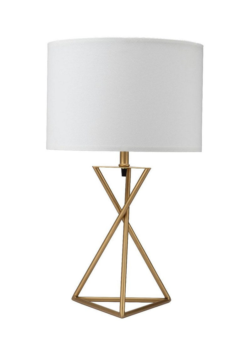 26.25-Inch Ester Mid-Century Matte Gold Table Lamp