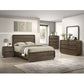 Flair 6-Drawer Dresser with Rounded Edges Brown Finish