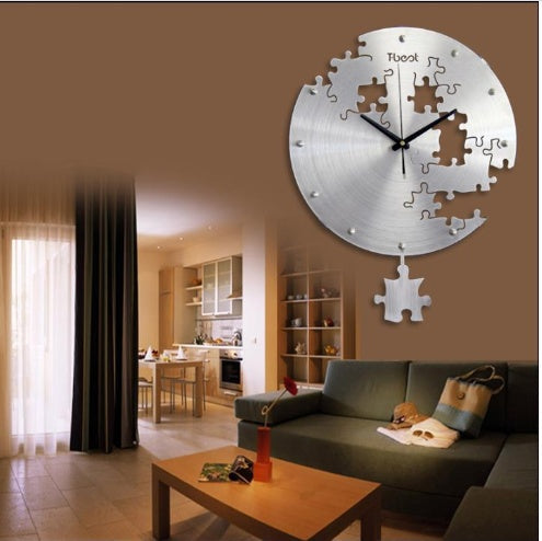 16-Inch Circular Creative Wall Clock Modern Home Decor