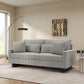 Modern Loveseat Sofa with Four Decorative Pillows Included