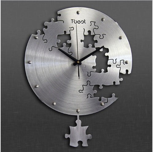 16-Inch Circular Creative Wall Clock Modern Home Decor