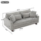 Modern Loveseat Sofa with Four Decorative Pillows Included