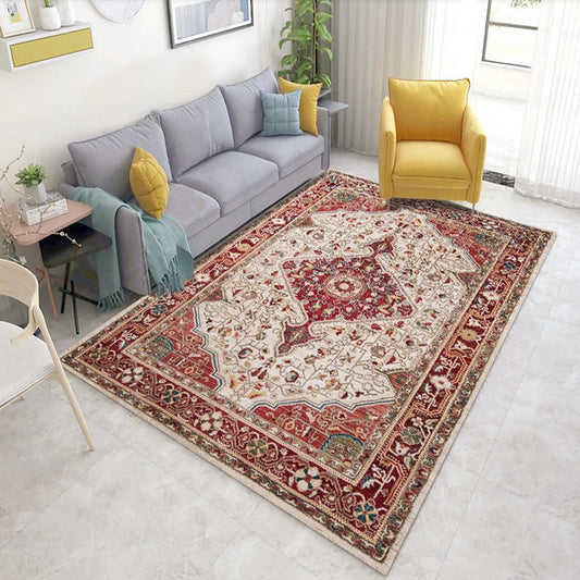Nordic Boho Living Room Rug