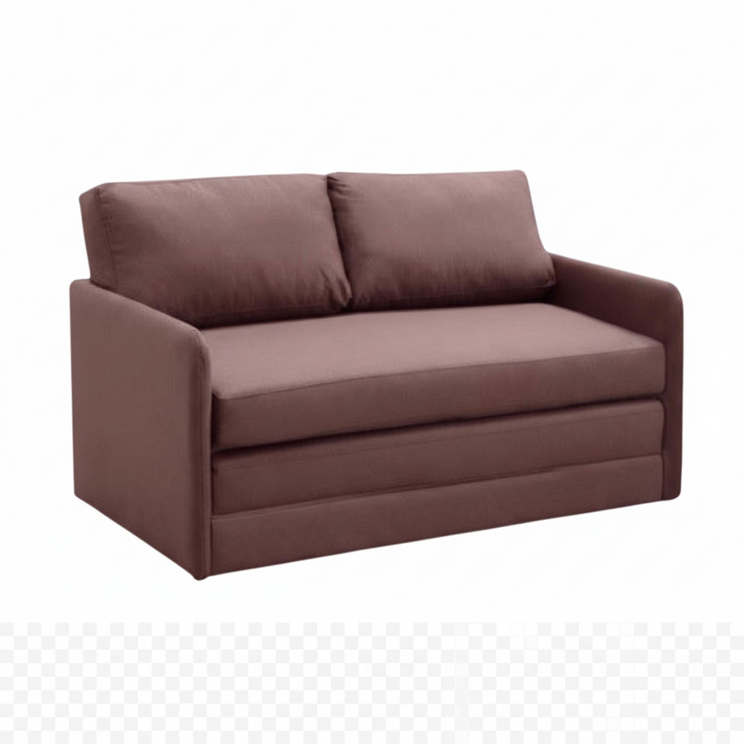 Kathy Collection Fabric Upholstered Modern Loveseat Sleeper Sofa