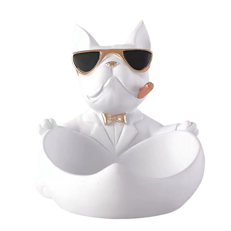 Cute French Bulldog Resin Figurine Table Decoration Home Decor Accent