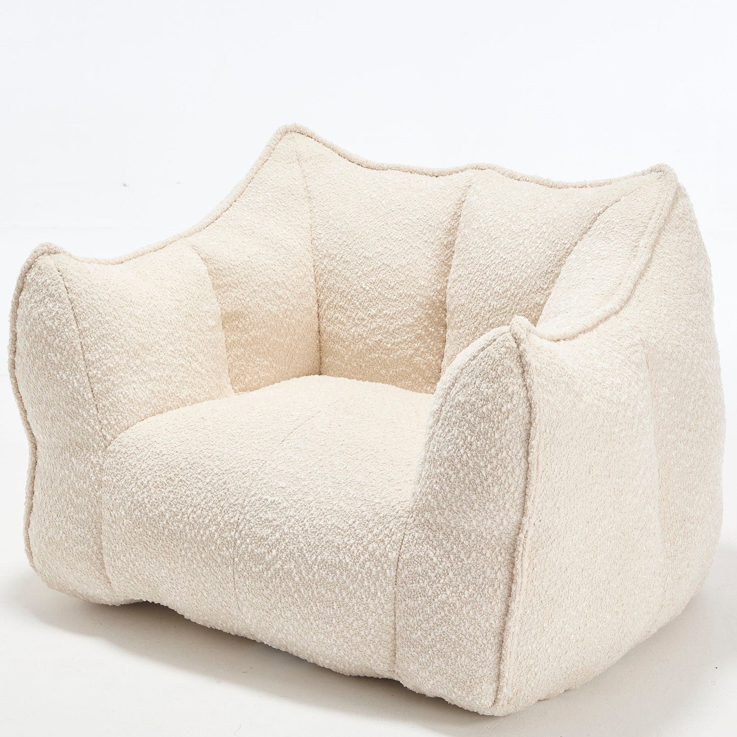Comfortable Chenille Sofa Chair with Resilient Foam Cushion