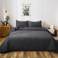 Kasentex Lightweight Velvet Bedspread Set Queen/King - Soft All Season Bedspread Coverlet
