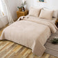 Kasentex Lightweight Velvet Bedspread Set Queen/King - Soft All Season Bedspread Coverlet
