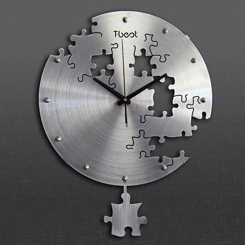 16-Inch Circular Creative Wall Clock Modern Home Decor