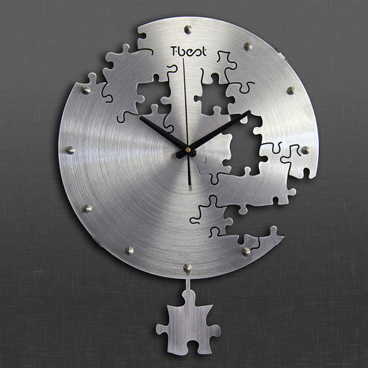 16-Inch Circular Creative Wall Clock Modern Home Decor
