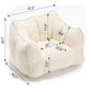 Comfortable Chenille Sofa Chair with Resilient Foam Cushion