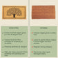 Coco Coir Door Mat Welcome Mat with Tree Print Beige 30x17x0.6