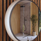 Chennai 30"W Premium Backlit LED Bathroom Vanity Wall Mirror, Satin Nickel Finish  by Kichler
