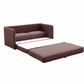 Kathy Collection Fabric Upholstered Modern Loveseat Sleeper Sofa