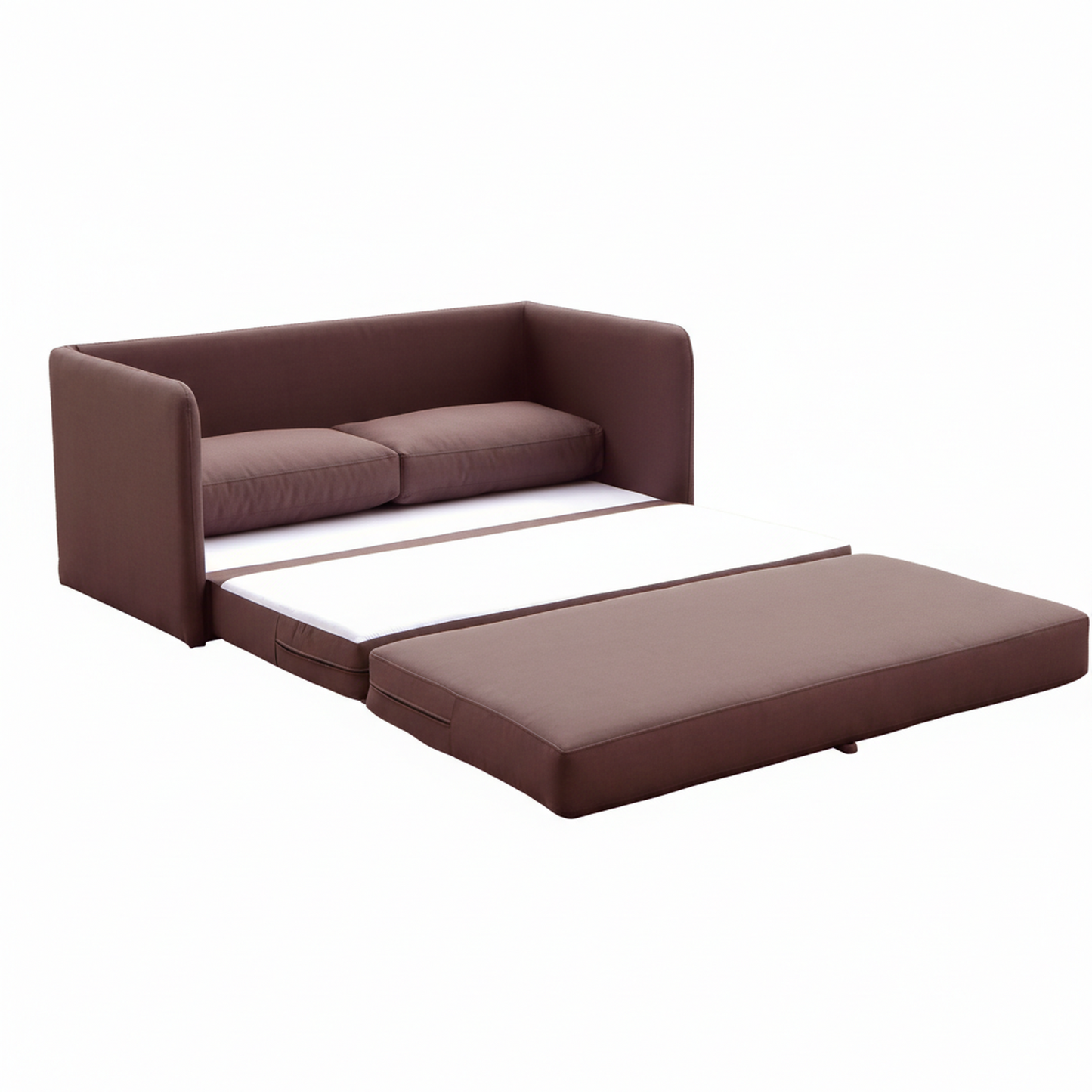 Kathy Collection Fabric Upholstered Modern Loveseat Sleeper Sofa