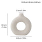 Unglazed Spotted Ceramic Vase Modern Home Decoration Ornament