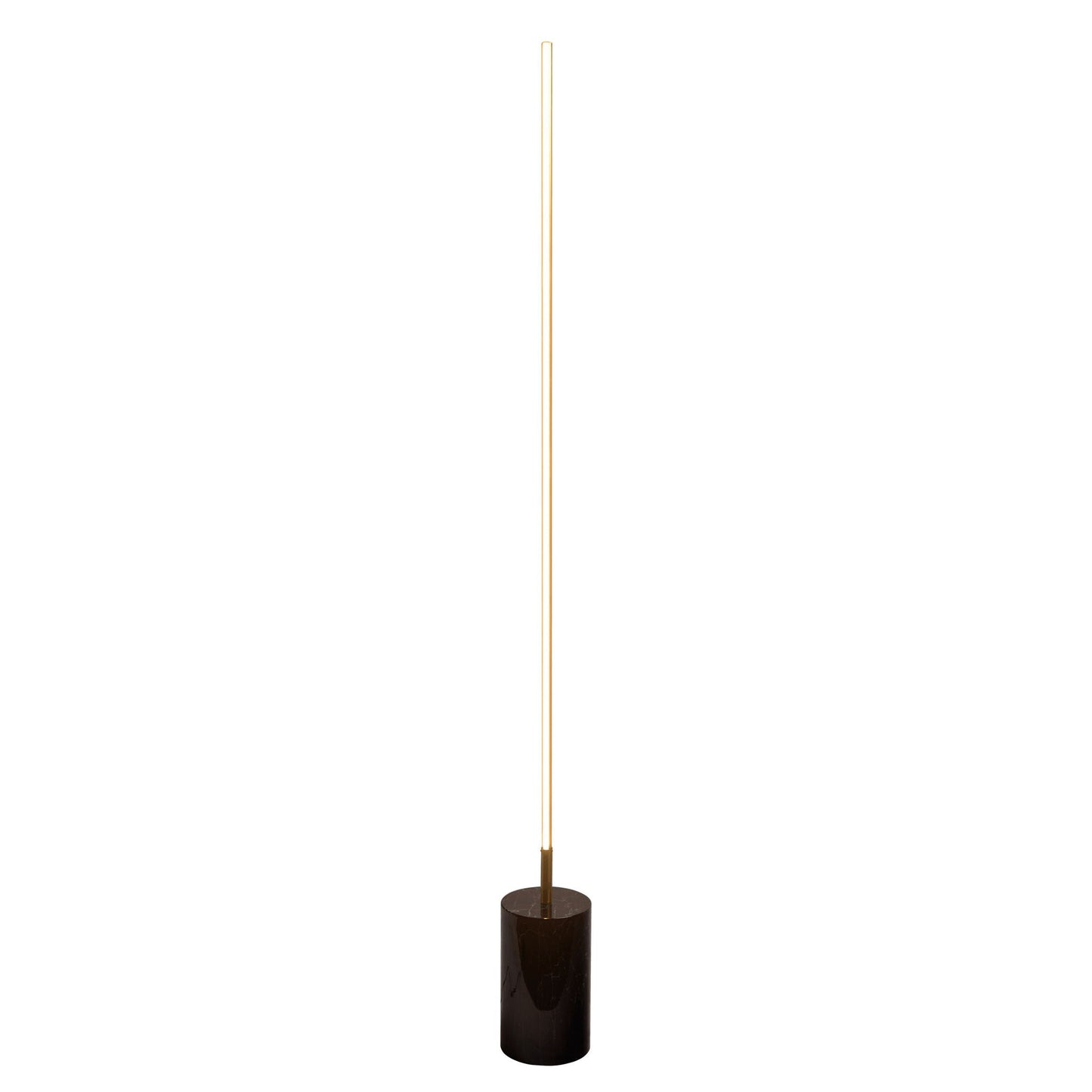 Prism LED Floor Lamp with Gold Marble Base