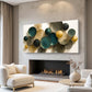 Lotus Leaf Abstract Wall Art for Modern Decor