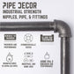2 -Tier Wall Mounted Shelf By PIPE DECOR