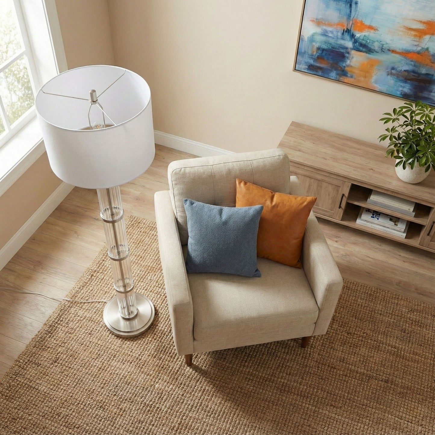 Nimbus Floor Lamp with 3-Way Rotary Switch