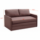 Kathy Collection Fabric Upholstered Modern Loveseat Sleeper Sofa