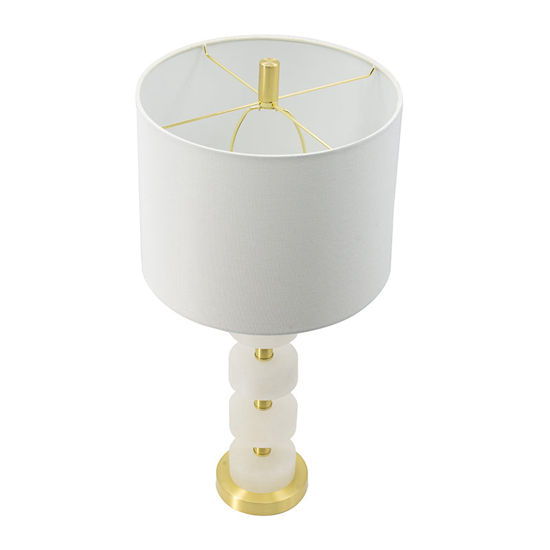 13x13x26 Marble Table Lamp for Modern Interiors
