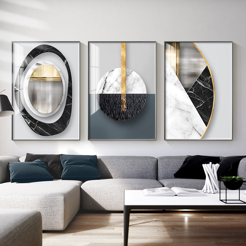 Abstract Geometric Canvas Wall Art for Home Decor