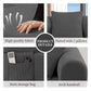 Gray Spring Sofa with Fabric Pillows and Storage