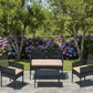 4Pcs Outdoor Patio Furniture Set – Rattan Wicker Sofa - Multiple Styles