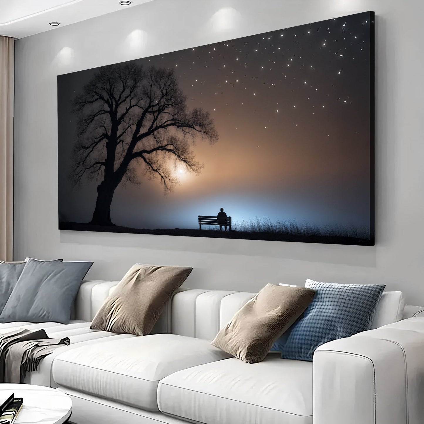Modern Nature Scenery Wall Art for Home Decor