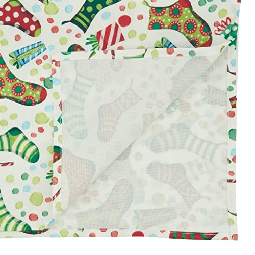 Fennco Styles Christmas Stockings Holiday Tablecloth