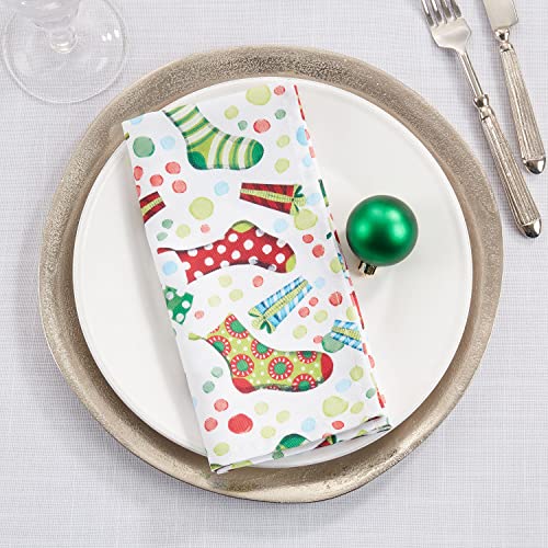 Fennco Styles Christmas Stockings Holiday Tablecloth