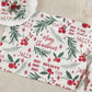 Fennco Styles Holly Christmas Cotton Table Runner