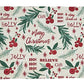 Fennco Styles Holly Christmas Cotton Table Runner