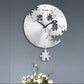16-Inch Circular Creative Wall Clock Modern Home Decor