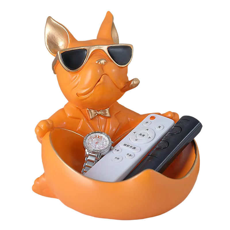 Cute French Bulldog Resin Figurine Table Decoration Home Decor Accent
