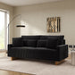 Modern Loveseat Sofa with Four Decorative Pillows Included