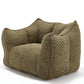 Comfortable Chenille Sofa Chair with Resilient Foam Cushion