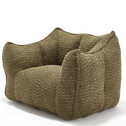 Comfortable Chenille Sofa Chair with Resilient Foam Cushion
