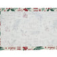 Fennco Styles Holly Christmas Cotton Table Runner