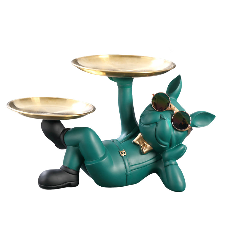 Cute French Bulldog Resin Figurine Table Decoration Home Decor Accent