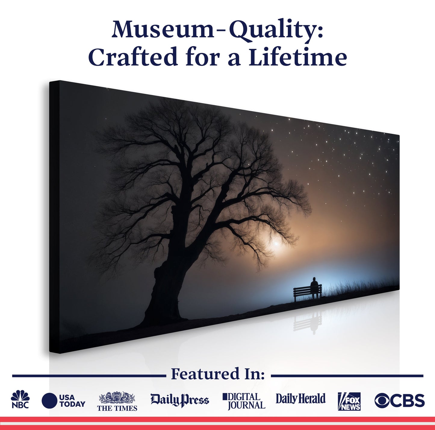 Modern Nature Scenery Wall Art for Home Decor