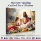 Jesus With Children Faith Wall Art II