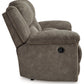 Laresview - Dbl Reclining Loveseat with Console - Fossil