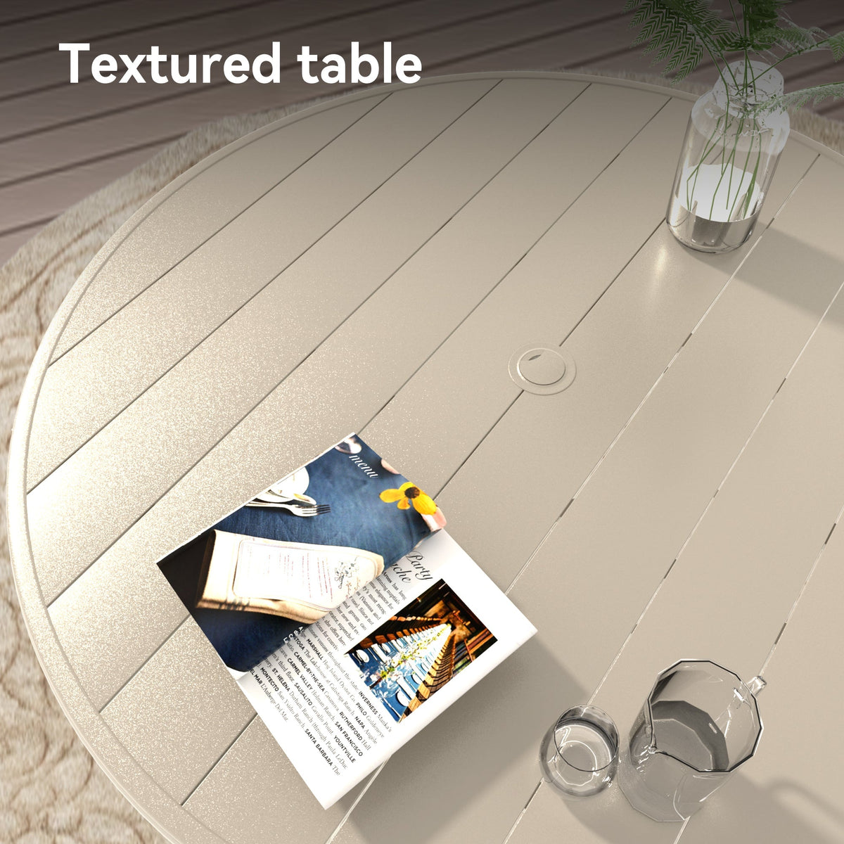 7 Pieces Patio Dining Set