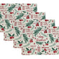 Fennco Styles Holly Christmas Cotton Table Runner