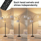 Dimmable Three-Head Floor Lamp with Color Temperature Control